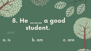 Grammar Quiz: PRESENT SIMPLE: Verb to be