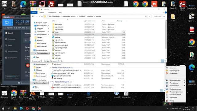 Как установить Word press и первый шаблон. смотреть онлайн