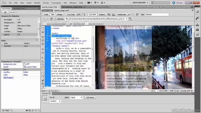 5.1 Opacity and Alpha Transparency смотреть онлайн