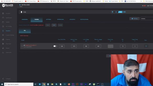 Sapphire rx 6900 xt toxic МАЙНИНГ Тест смотреть онлайн
