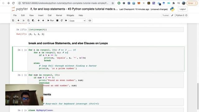 if, for and loop statements in Python ? смотреть онлайн