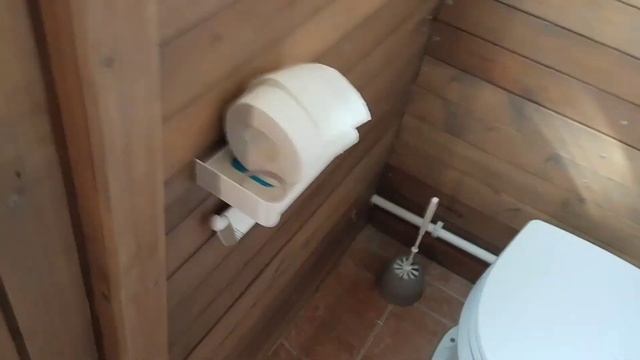 обзор моего уличного туалета с душем + солнечный коллектор. смотреть онлайн
