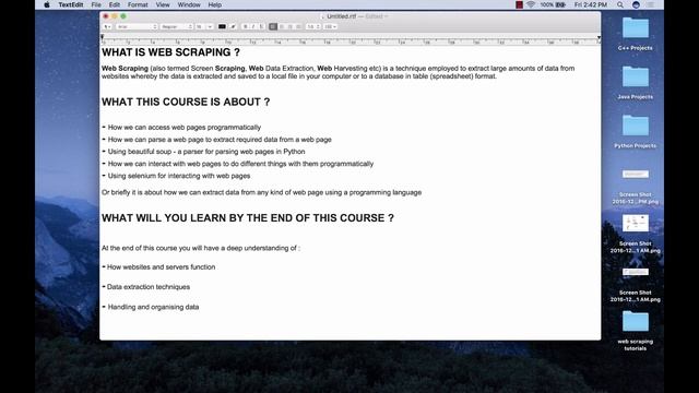 Web Scraping with Python: BeautifulSoup, Requests & Selenium - learn Python смотреть онлайн