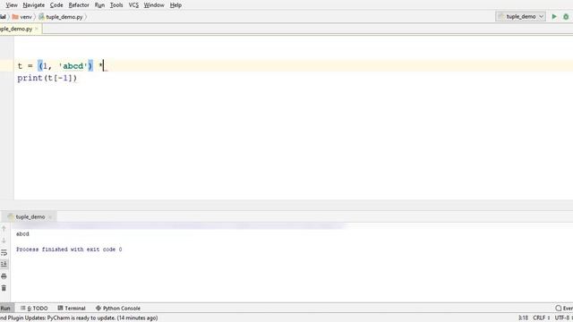 Python tuple definition and concept explained in this tutorial with example programs. смотреть онлайн