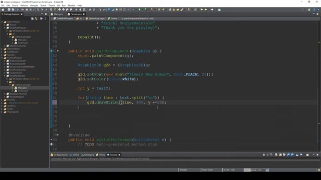 Create End Credit Scrolling Text - Java Extra 41 смотреть онлайн