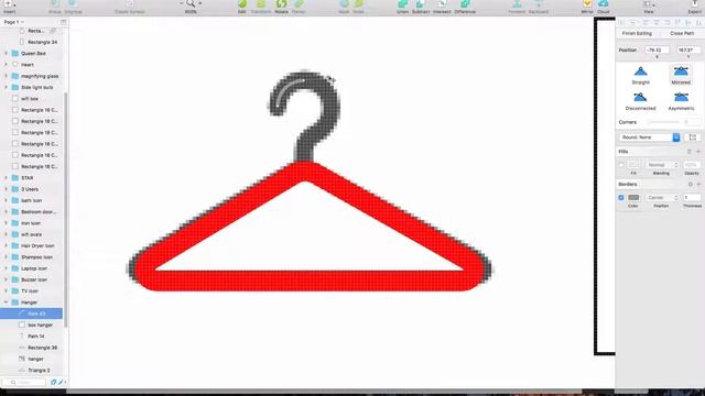 Hanger icon - Sketch смотреть онлайн