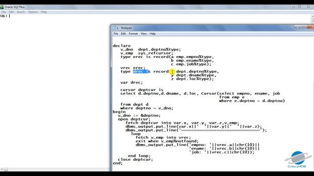 Pl Sql Cursor Subqueries - Embedded Cursor in PL SQL - Nested Cursor Expression - PL/SQL Cursors смотреть онлайн