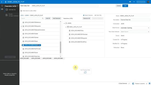 OAC Analyzing JSON Data with AJD - Part 3 : Visualize it with OAC смотреть онлайн