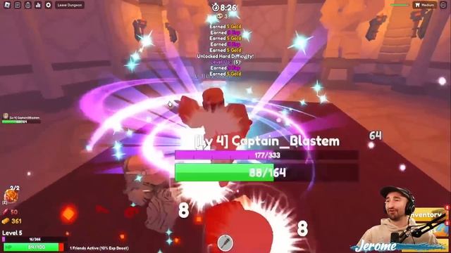 Clearing Elemental Dungeons In Roblox смотреть онлайн