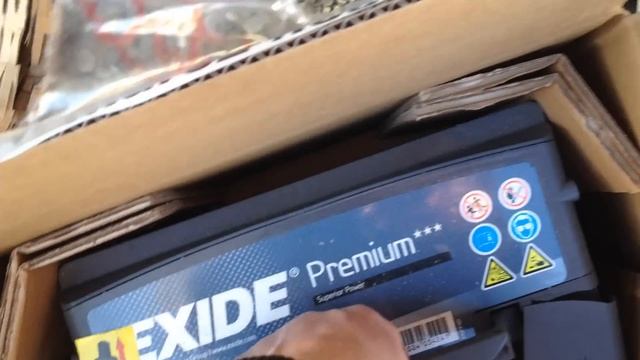 Аккумулятор Exide Premium EA 770 Распаковка смотреть онлайн