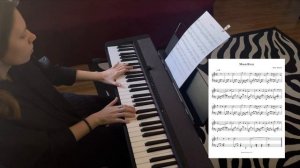 Moon River - простые ноты и исполнение на фортепиано. Для начинающих пианистов