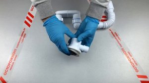 Сборка «Сифон для ванны» плоский с переливом и гофрой Е055