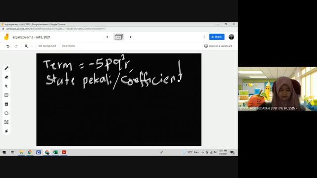 PDPR GM MATH T.1 PART 1 PERBINCANGAN BAB 5 ALGEBRA EXPRESSION (08072021) смотреть онлайн