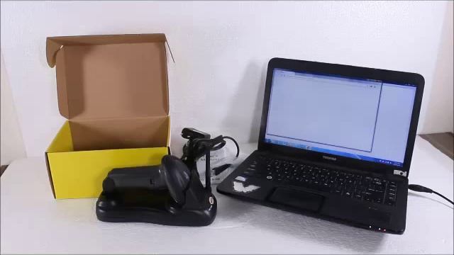 Unboxing MINIPOS MP-9309 Wireless Laser Barcode Scanner (Many to Many Channel) смотреть онлайн
