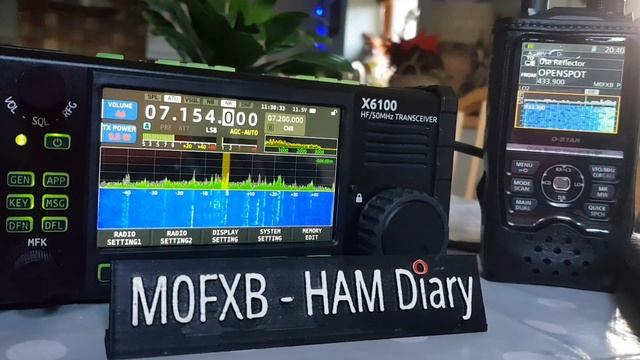 XIEGU X6100 - ICOM ID-52 Side by side Waterfall Scopes смотреть онлайн