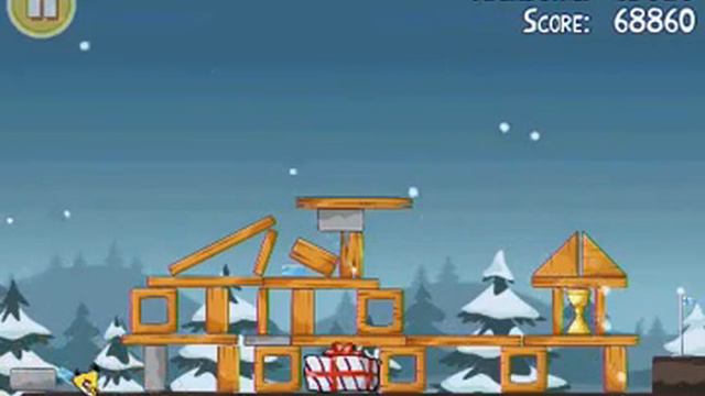 Angry Birds Seasons 1 11 Christmas Level 3 Stars Walkthrough iPhone смотреть онлайн