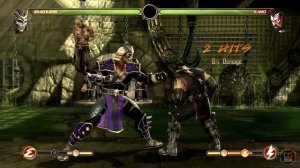 Mortal Kombat 9 BOSS Mod Purple Shao Kahn Ladder Expert