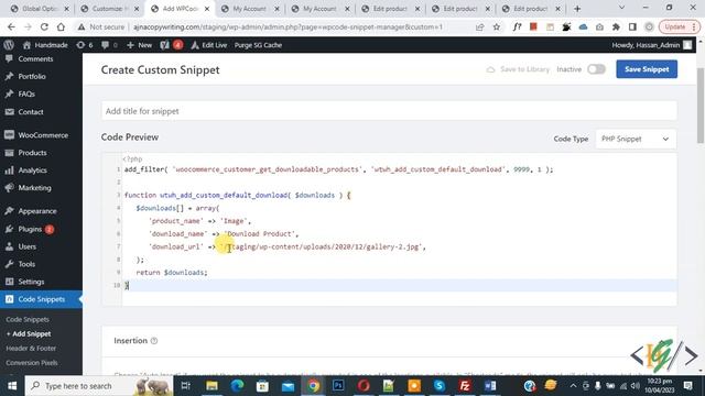 How to Add Custom Downloadable File for All Users in Downloads Section in My Account in WooCommerce смотреть онлайн