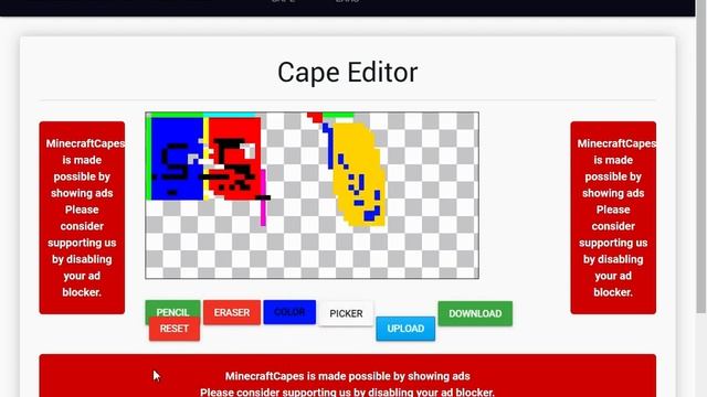 MINECRAFT CAPE EDITOR ! EFSANE CAPES /64 x 32 Capes/CraftRise Capes смотреть онлайн