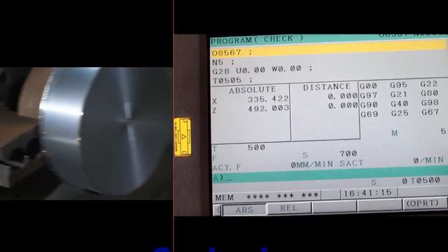 Programme Run On Auto Mode on CNC machine by santosh yadav sir смотреть онлайн