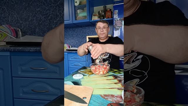 Мясные Гнезда из фарша с начинкой из овощей и сыром. Простой и вкусный рецепт. смотреть онлайн