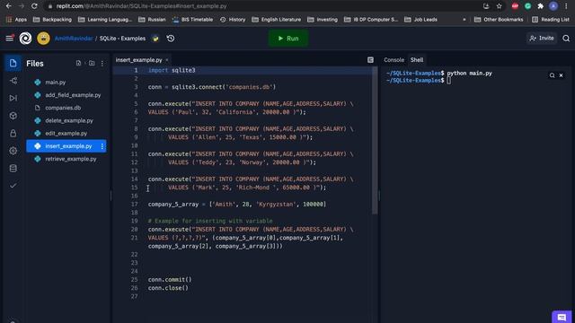 Databases + Python with SQLite3 смотреть онлайн