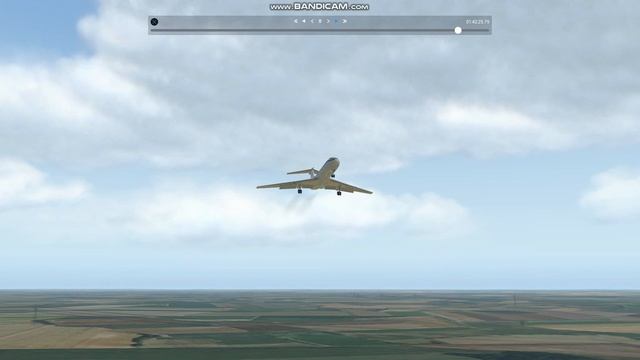 Повтор №8 - Заход на аэропорт Борисполь и «посадка» между полос))) | X-Plane 11 | Ту-134 смотреть онлайн