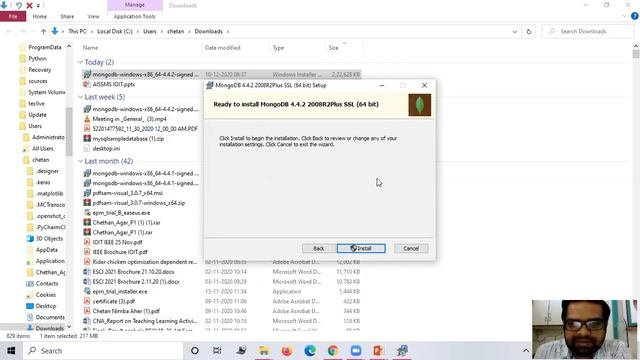 MongoDB Installation on Windows 10 смотреть онлайн
