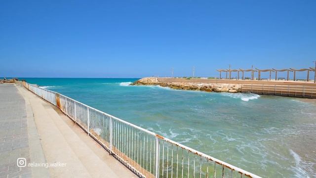 Israel, The City of Haifa. Beach and Bat Galim neighborhood смотреть онлайн