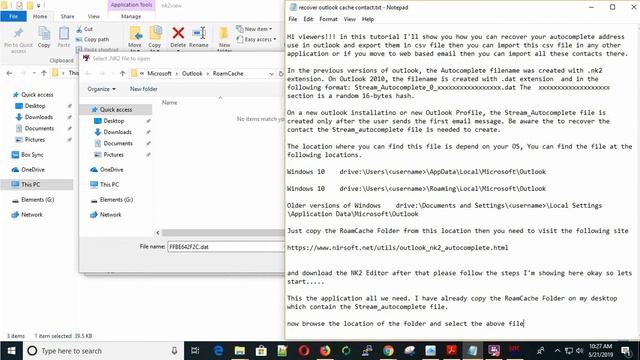 How to export outook autosave or autocomplete contacts to csv format смотреть онлайн