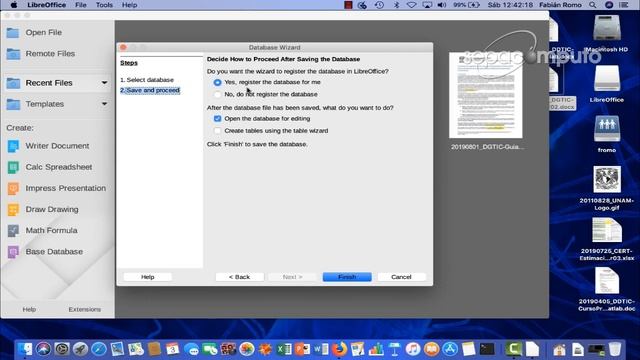 Base de datos en LibreOffice смотреть онлайн