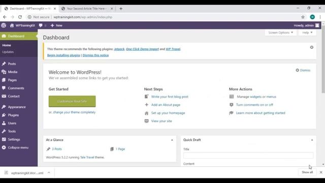 WordPress tutorial for beginners part- 7 || English || WordPress Step by Step Guide смотреть онлайн