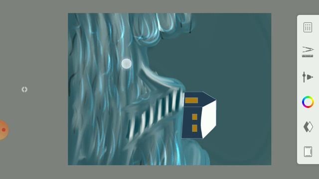 digital landscape painting tutorial of winter on Android sketchbook pro tutorial смотреть онлайн