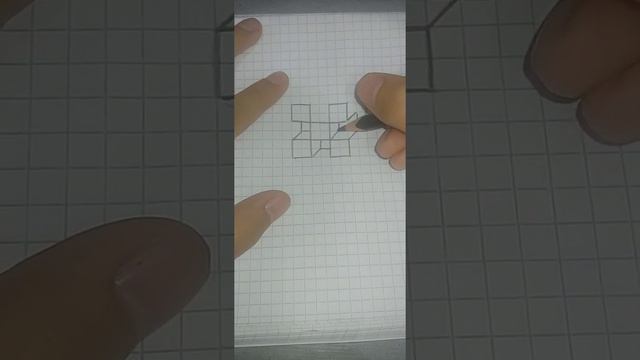 как нарисовать 3D кубик смотреть онлайн