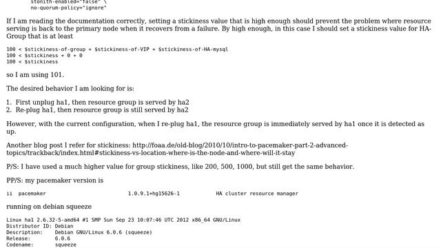 DevOps & SysAdmins: Resource serving is back to the primary node even though stickiness is set смотреть онлайн