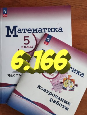 математика 5 класс номер 6.166