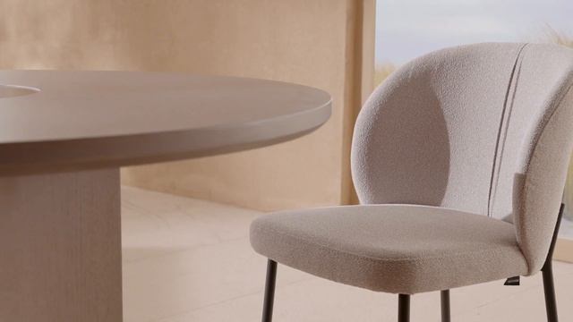 Стол обеденный круглый ENZA HOME BOSTON смотреть онлайн