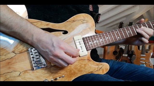 Micheal Kelly '59 Telecaster Thinline acero spalted - Best Thinline around 300 смотреть онлайн