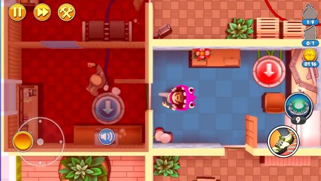 ВОРИШКА БОБ 2 37 Новая серия ПРИКОЛЫ ВСЕ БЕГАЮТ ИЩАТ УНИТАЗ Игровой мультик по игре Robbery смотреть онлайн