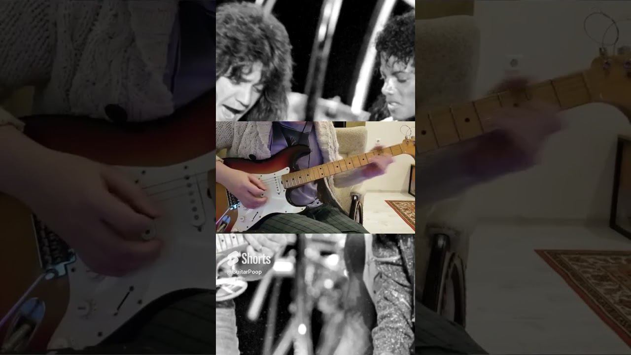 Michael Jackson - Beat it (Van Halen guitar solo) смотреть онлайн