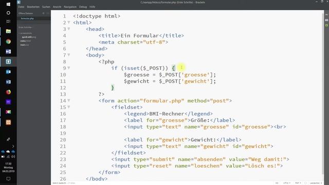 Fehlermeldung "Undefined index" beheben смотреть онлайн