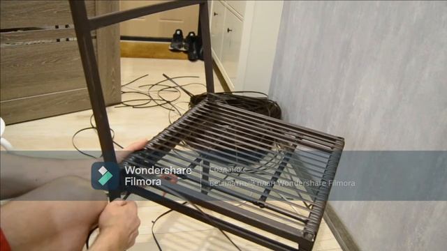 Плетение из ротанга. Стул. Часть 3. Стоячки. Плетение сиденья смотреть онлайн