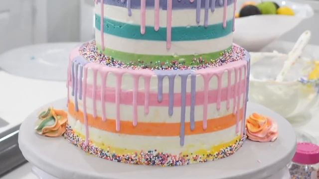 Making All of My 5 Year Old's Requested Birthday Treats | Cake, Cookie and Macaron Making + Pricing смотреть онлайн