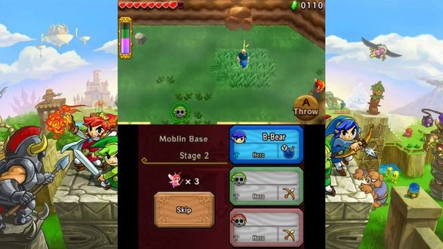 Zelda Triforce Heroes Walkthrough Part 3 | Single Player Gameplay | 1-3 Moblin Base (Woodlands) смотреть онлайн