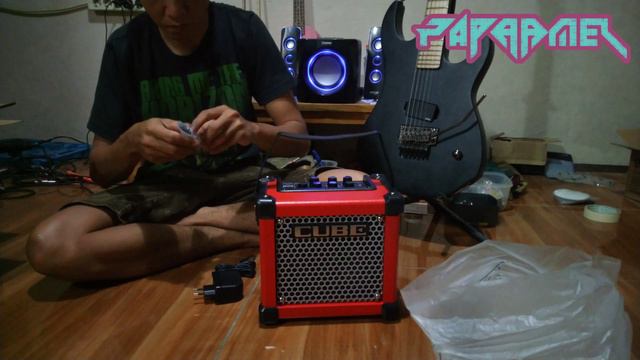 Unboxing & Test Drive amplifier Roland Micro Cube GX MERAH - not PESULAP MERAH 😂 смотреть онлайн