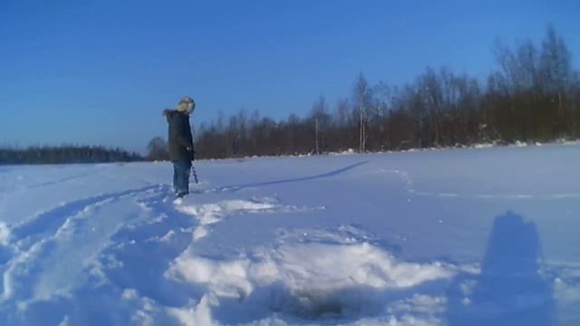 Зимняя рыбалка. При минус 25 градусов. смотреть онлайн