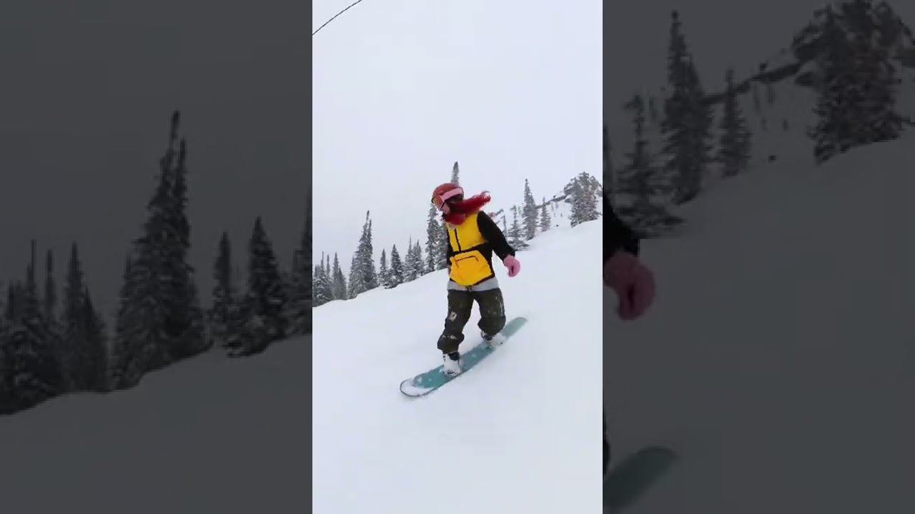 Фрирайд в Шерегеше с Горным патрулём ⛷❄️ #sheregesh #snowboard #snowboarding