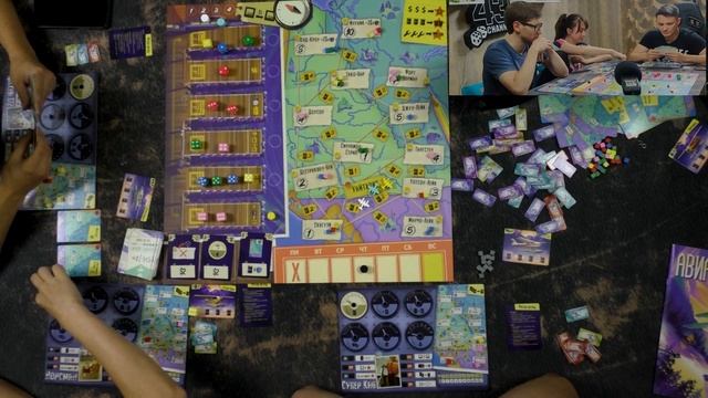 Настольная игра Авиалинии Юкона. Играем втроём. смотреть онлайн