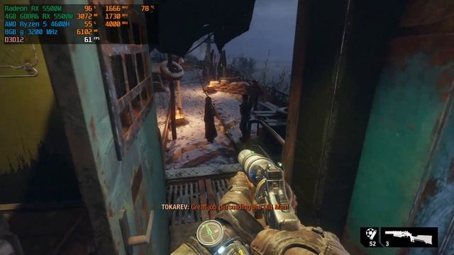 Metro Exodus - RX 5500M Ryzen 5 4600H смотреть онлайн