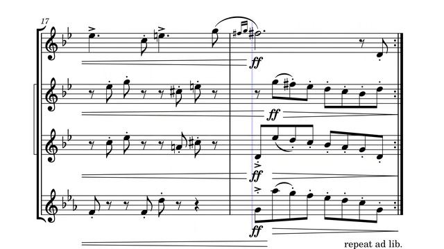 Linebeck's Theme (arr. for flute quartet) смотреть онлайн